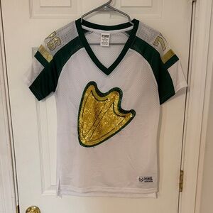 Victoria’s Secret Woman’s Oregon Ducks Football Jersey - White & Green
